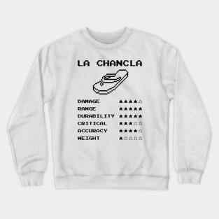 La Chancla Pixel Art Legendary Weapon (Black Version) Crewneck Sweatshirt